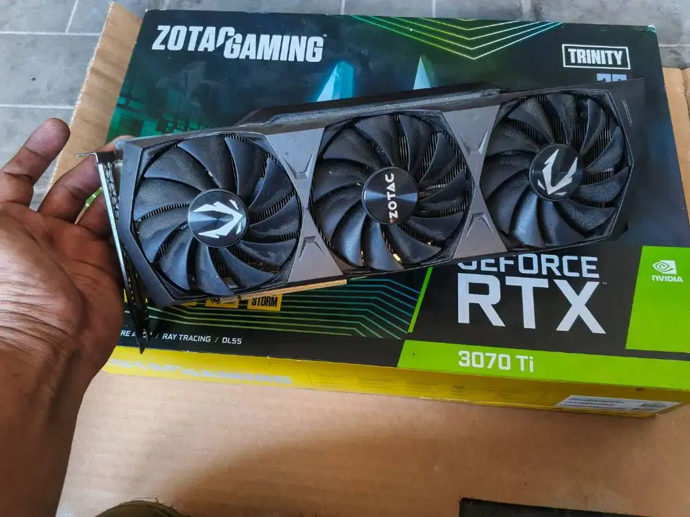 VGA ZOTAC GAMING RTX 3070 TI  OC 8GB 256 BIT DDR6 MULUS