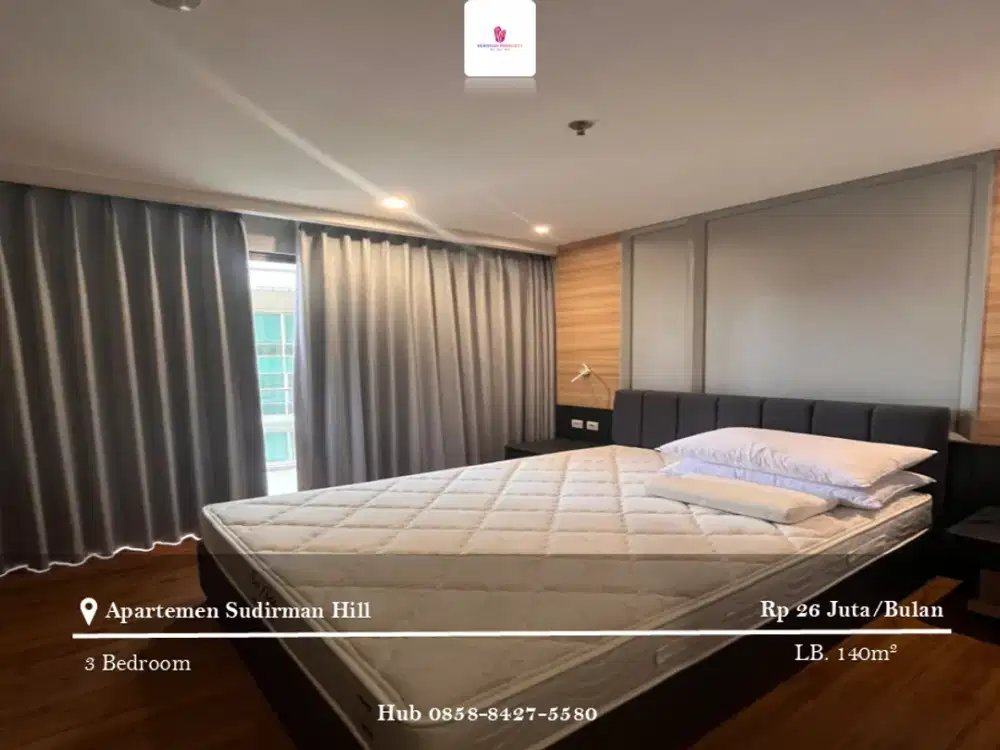 Disewakan Apartement Sudirman Hill 3BR Full Furnished View Full