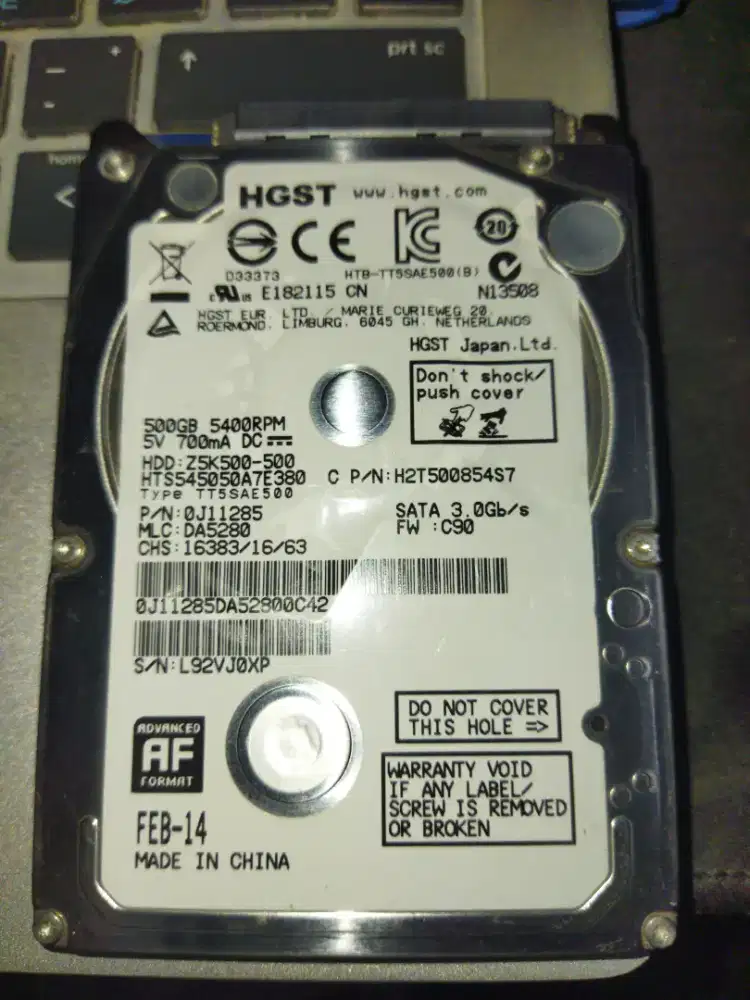 HARDISK 500GB KOSONGAN