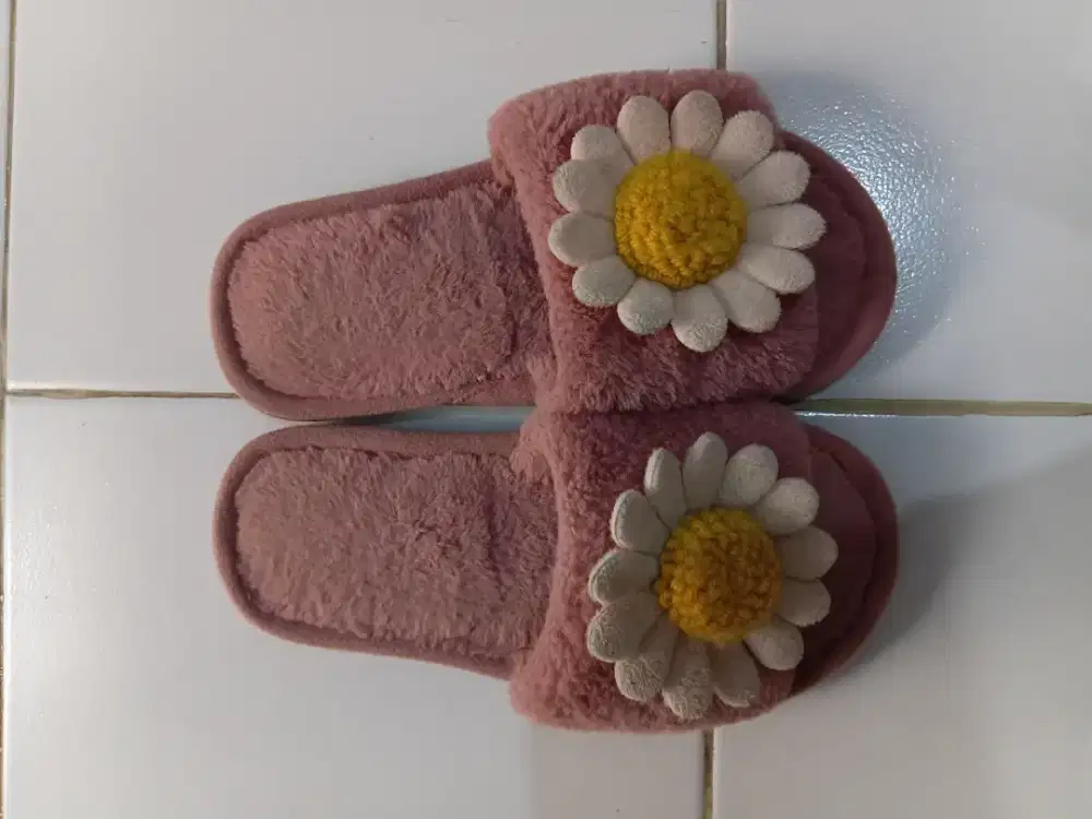 SENDAL SUNFLOWER PINK SENDAL DALAM RUMAH SIZE 38
