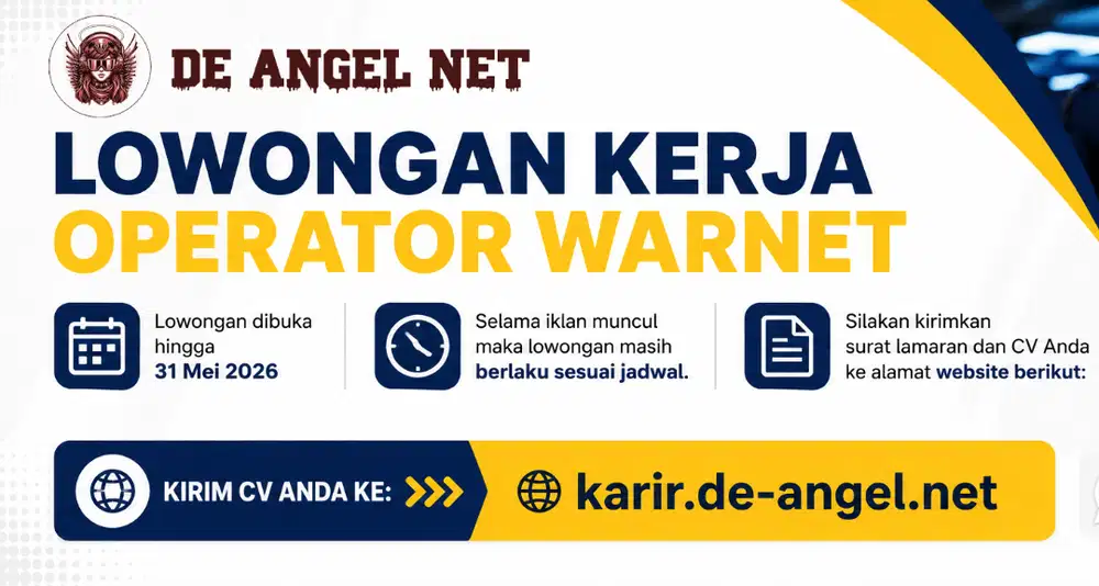 Lowongan Kerja Operator Warnet