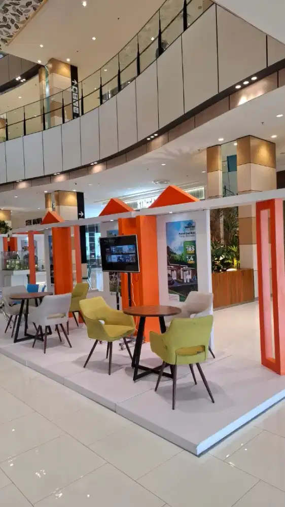 Booth Pameran / Bazaar Ukuran 3x2m – Bahan Blockboard –  150 Unit