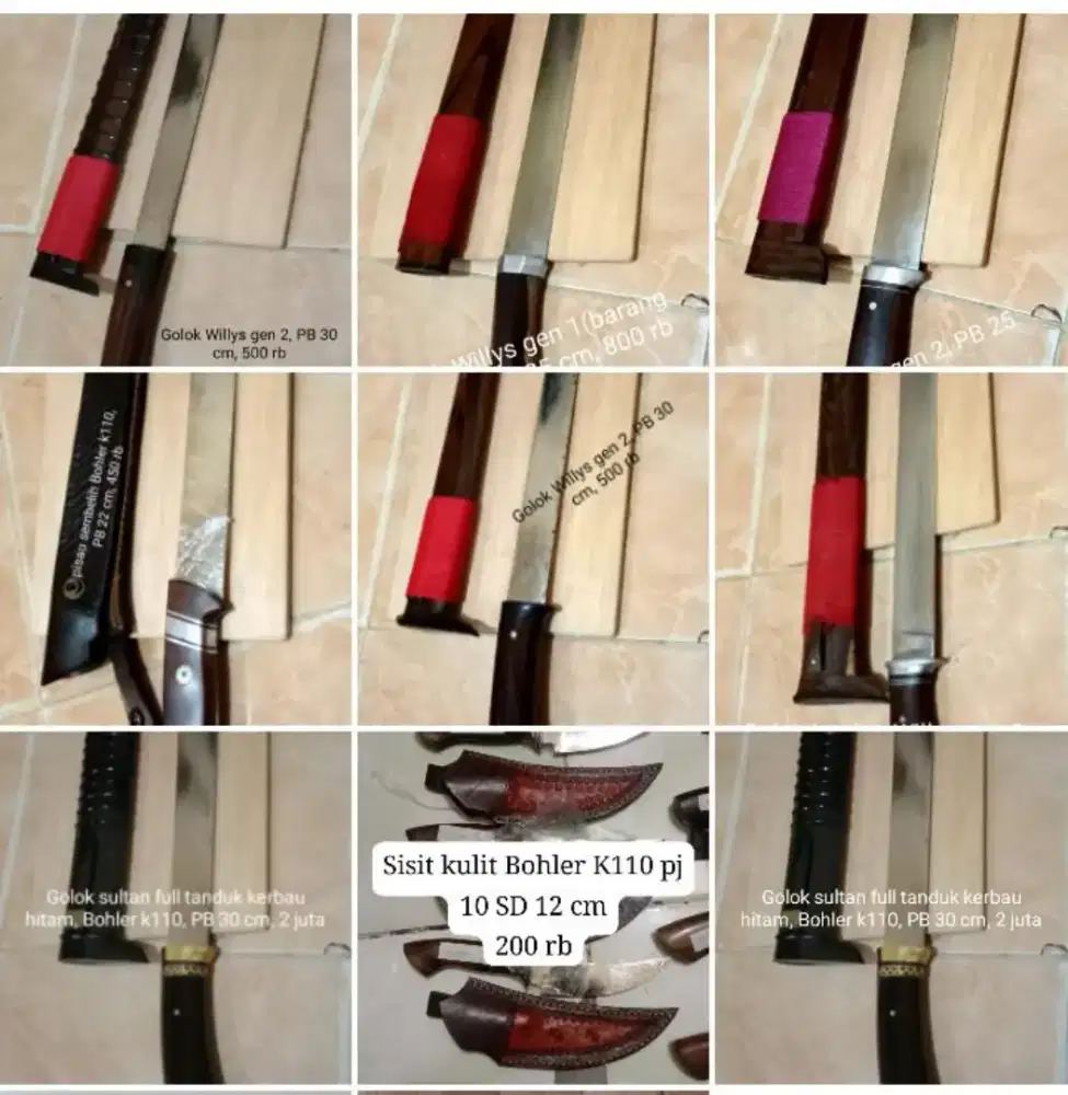 Golok sembelih sultan