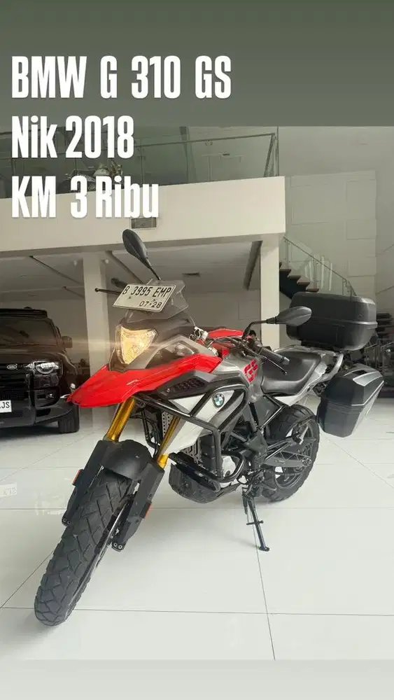 BMW G 310 GS Nik 2018 Red on Grey Siap pakai