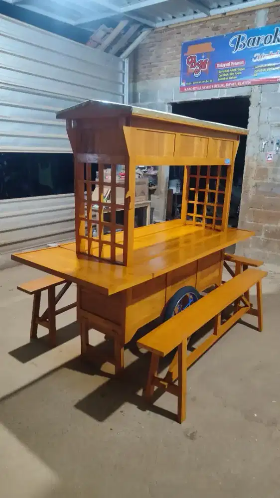 Jual Gerobak Angkringan,Bakso,Mie Ayam,sate,bubur ayam, dlL.