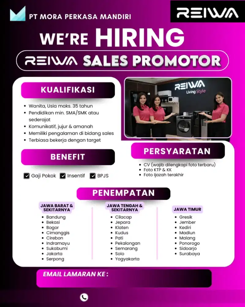 WE HIRING SALES PROMOTOR