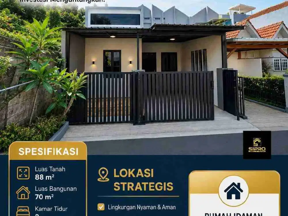 Rumah Dijual cluster Pamulang nego strategis KPR