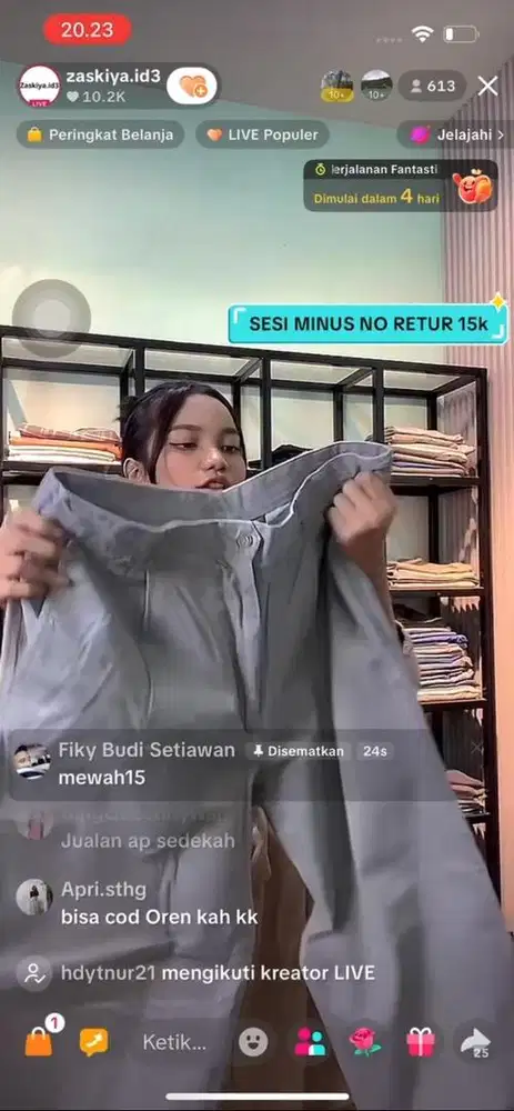 Loker Host live berpengalaman