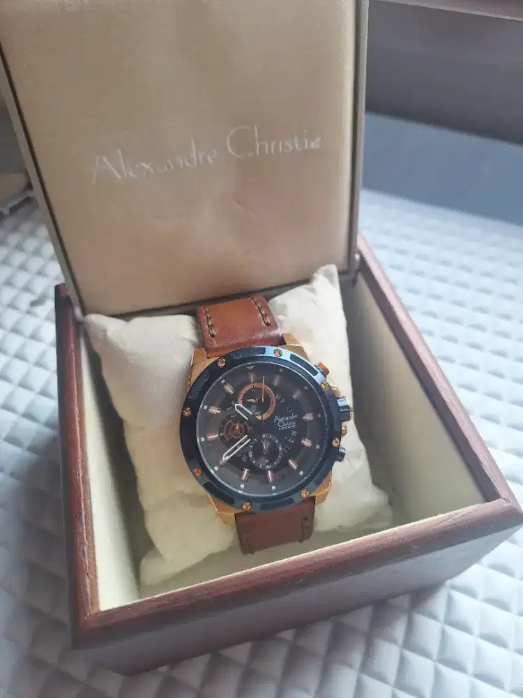 For Sale Jam Tangan Alexander Christie Cronograph