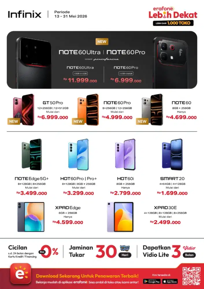 Ready infinix mulai harga 1.699.000