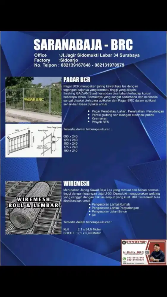 PAGAR BRC MURAH SURABAYA