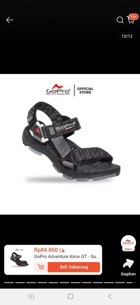 Sandal gunung anak laki laki 90%new