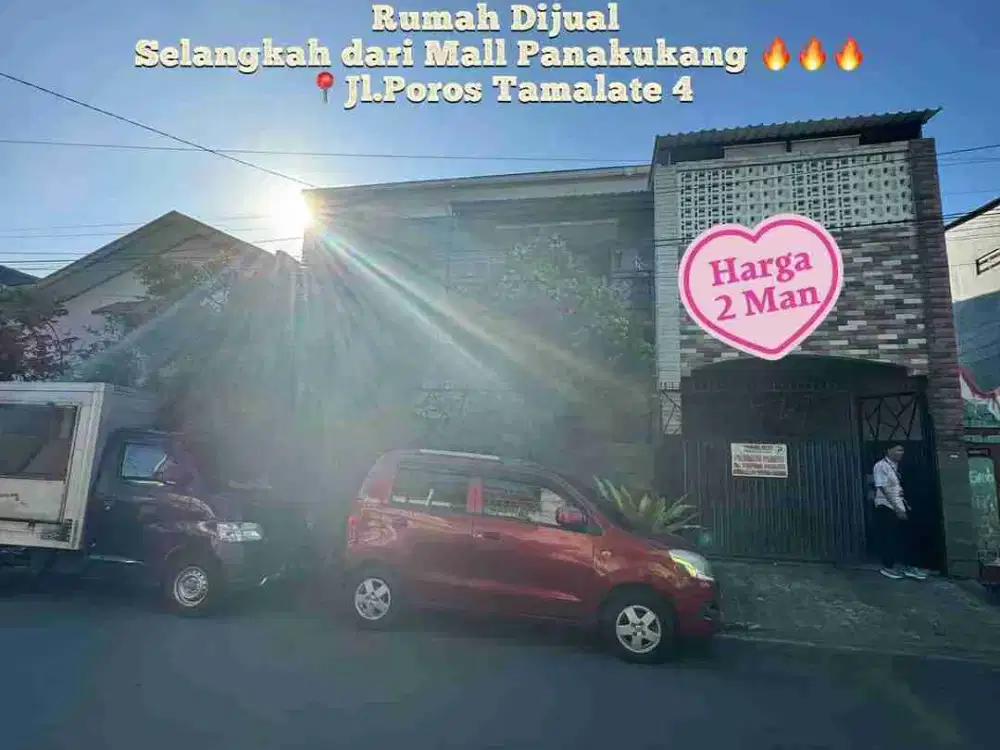 Dijual Rumah di jln Poros Tamalate 4 Makassar
