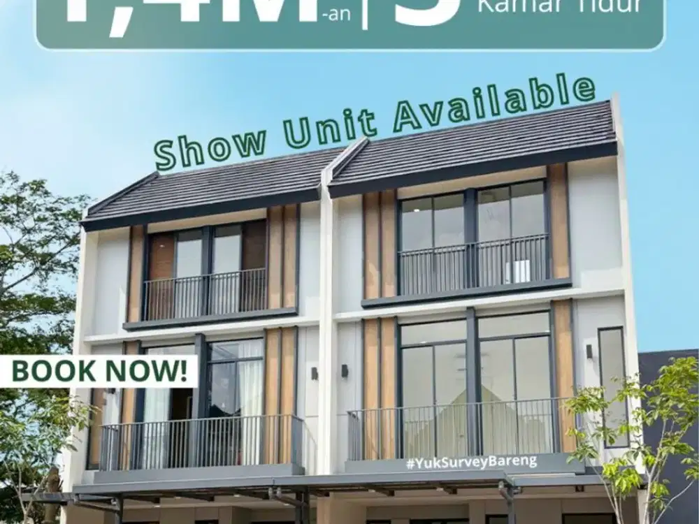 Rumah terlaris Free PPN &Segera Huni Anza Homes Malibu Village By Paramount Land