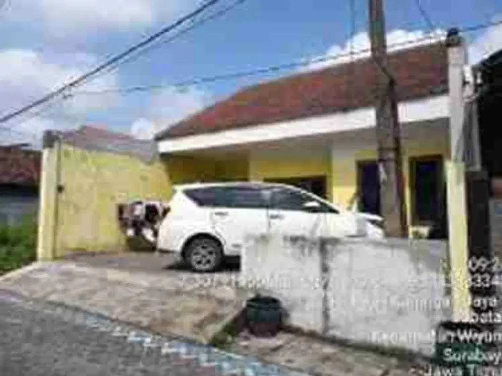 Dijual via lelang rumah di karangan jaya II/33 SURABAYA BARAT