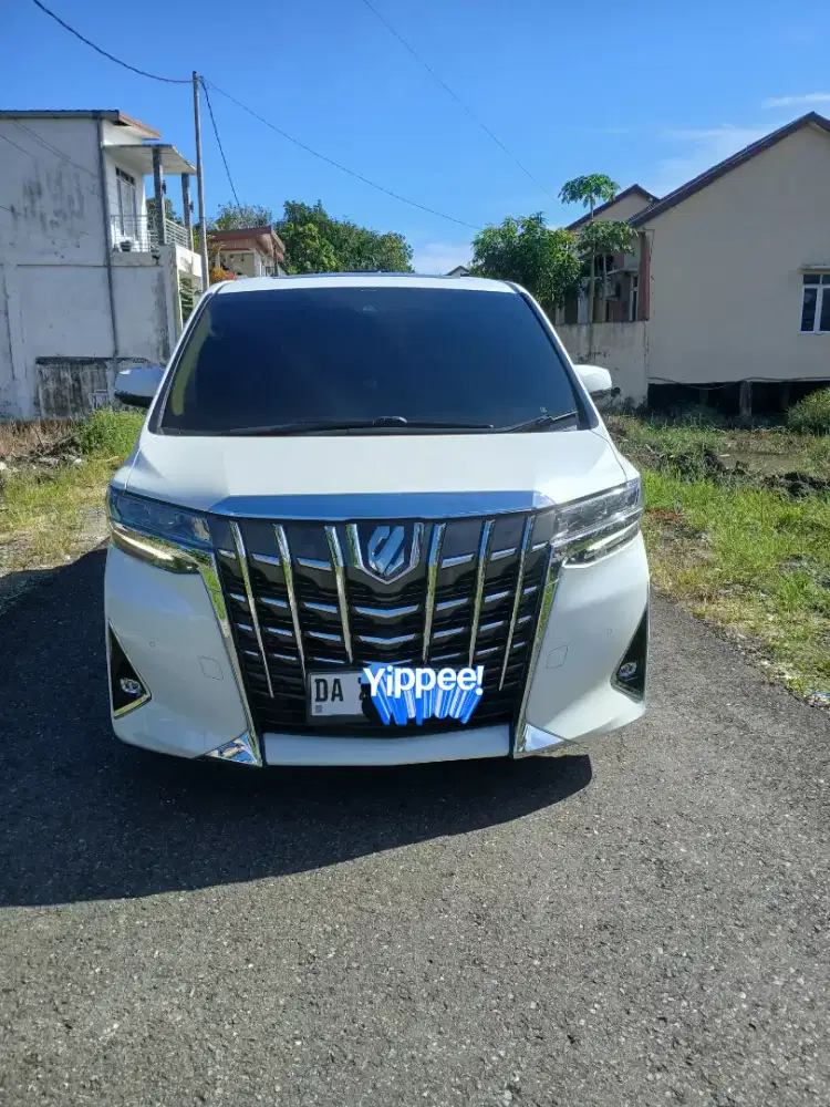 TOYOTA ALPHARD 2.5 G - A/T METIK TAHUN 2021 WARNA PUTIH ORCHID MUTIARA