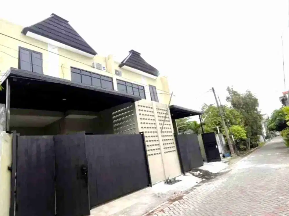 2 Unit Rumah Baru 2 Lantai Full Furnish siap Huni di Perum Pondok Wage Indah II, Taman, Sda