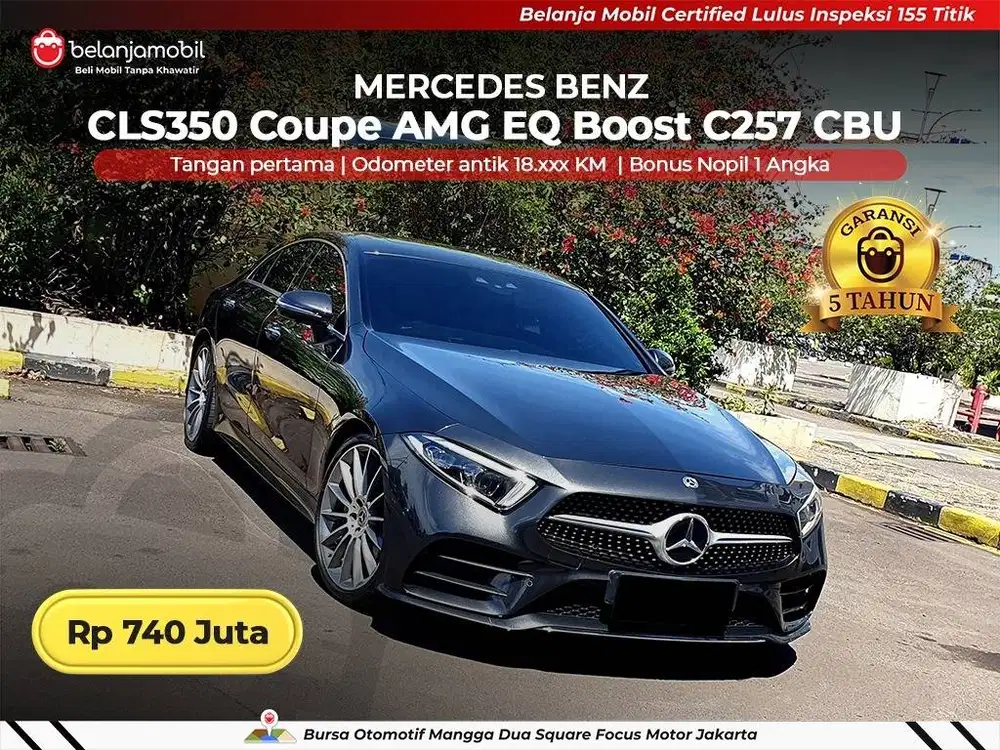 [ KM LOW ] Mercedes Benz CLS 350 CLS350 Coupe AMG EQ C257 2018/2019
