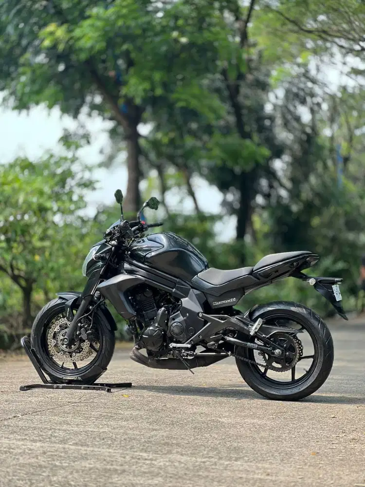 KAWASAKI ER6N 650 ABS 2013 BLACK KM 5K PAJAK PANJANG GAS BRUTAL