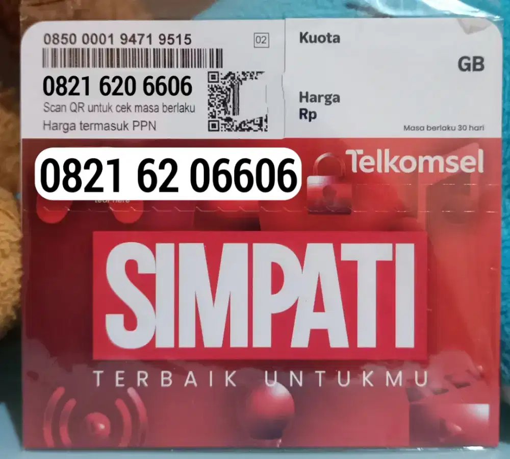 Kartu Perdana Simpati 11 Digit Nomor Cantik
Kuota 3 GB