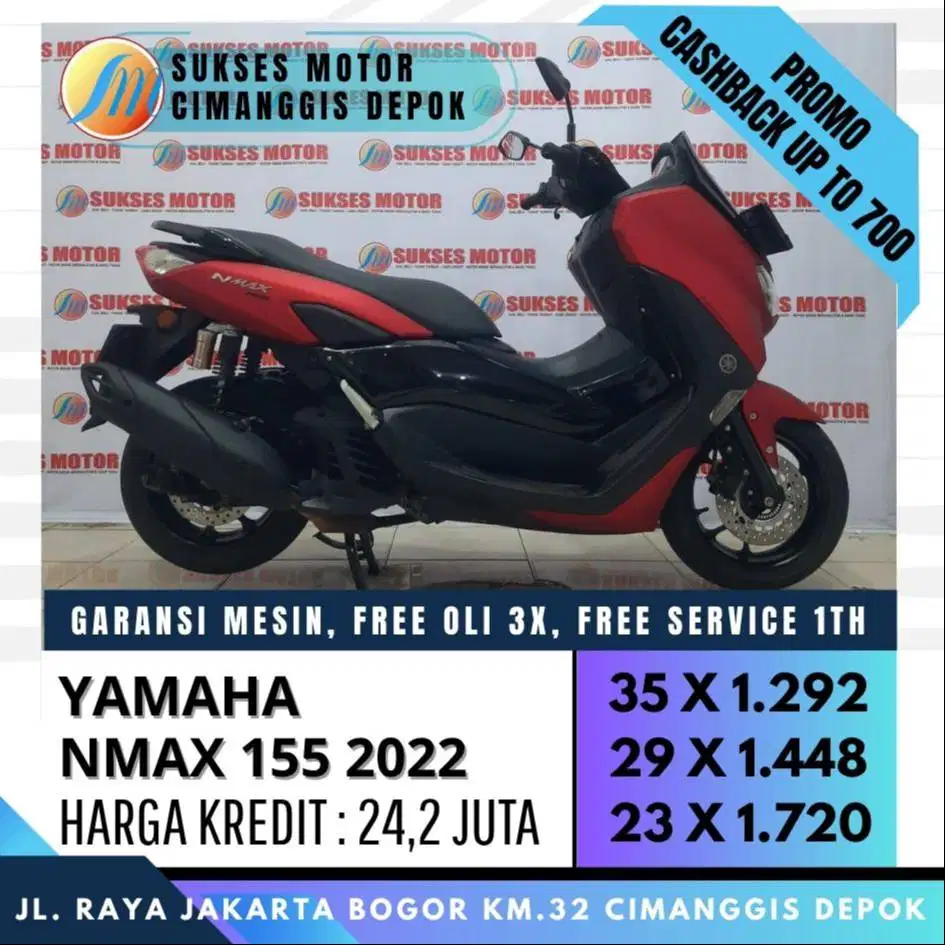 NMAX 155 2022 KM LOW CASH KREDIT TUKAR TAMBAH [SUKSES MOTOR]