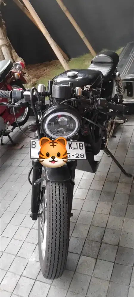 Honda Tiger Modif Cafe Racer