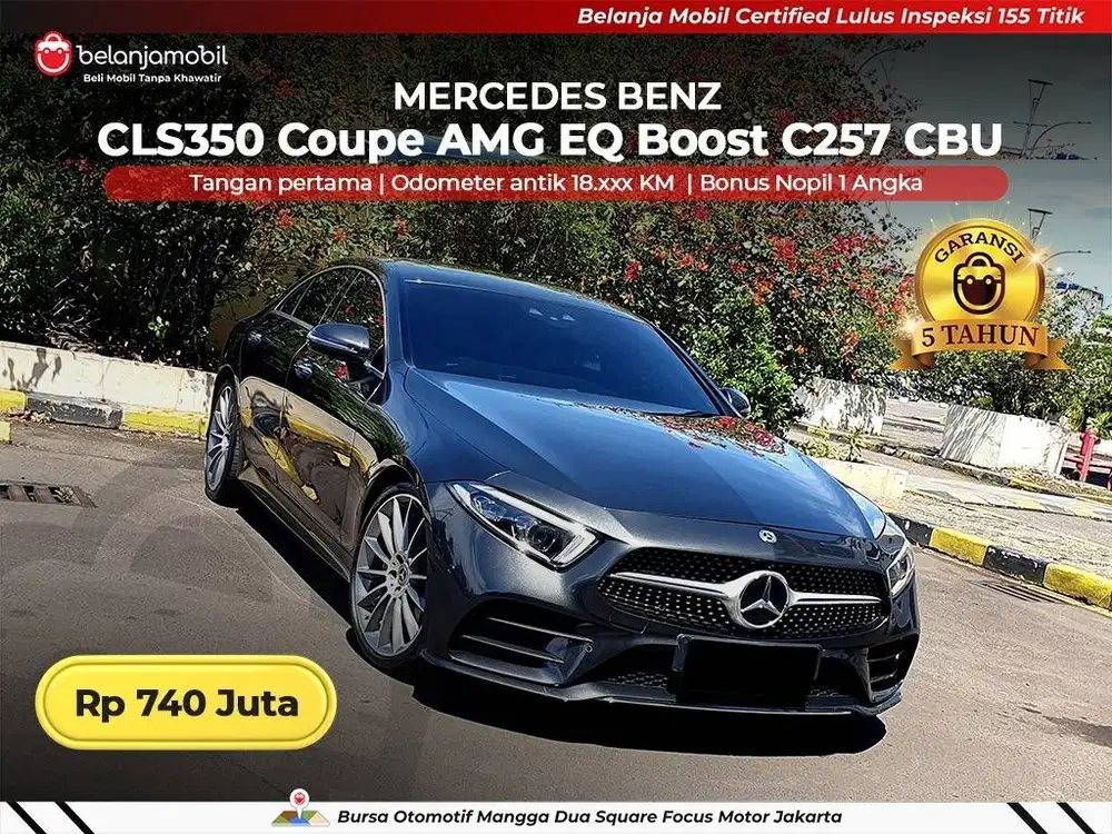 [ KM LOW ] Mercedes Benz CLS 350 CLS350 Coupe AMG EQ C257 2018/2019