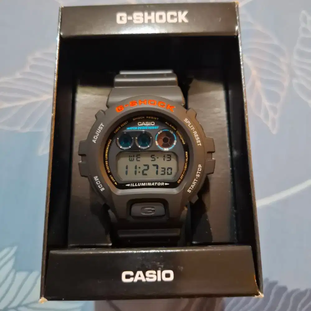 Jam Tangan G-Shock Digital Men DW-6900-1VDR