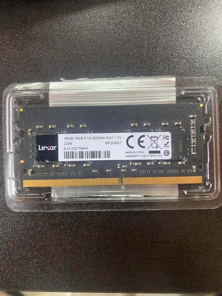 ram memori laptop sodimm ddr4 16 gb 3200 lexar normal