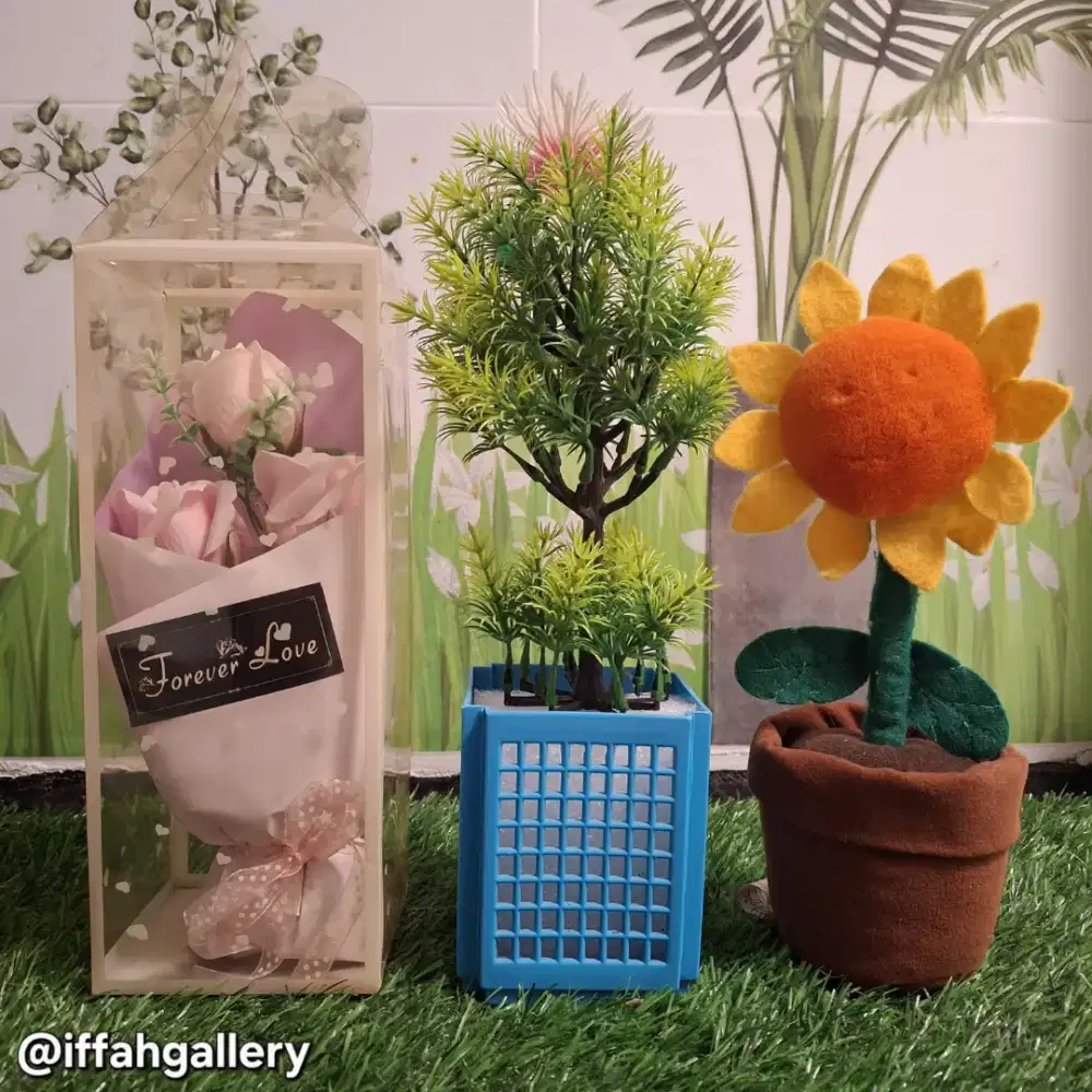 Bunga Artificial Dekorasi Rumah Siap Pakai