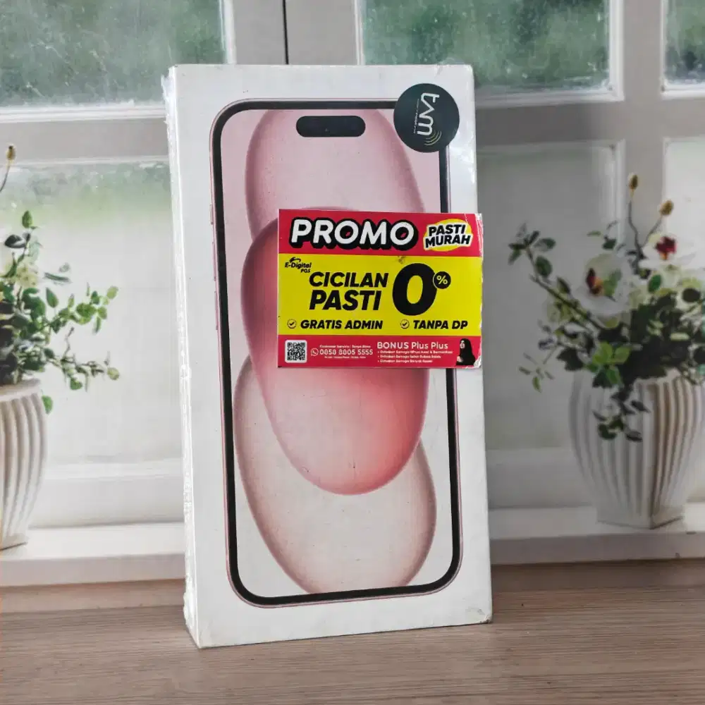 iPhone 15 128 GB khusus pembelian hari ini diskon 3%
