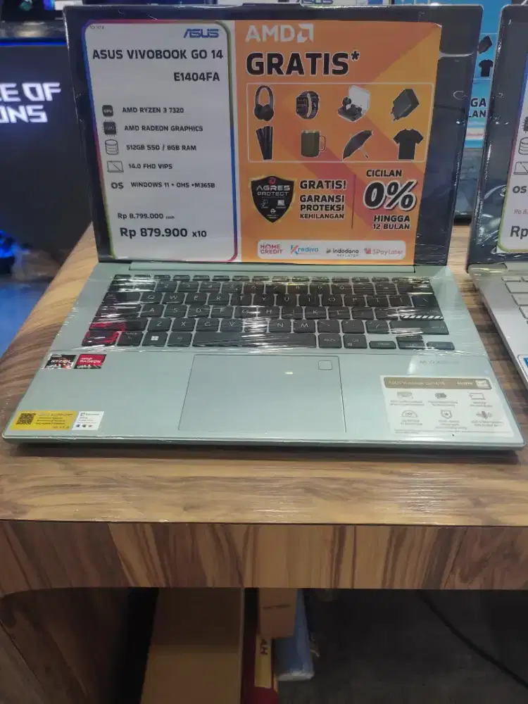 Asus vivobook go14 ram 8/512gb SSD