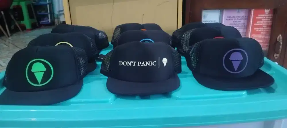 Topi brand lokal beli 2 bonus 1