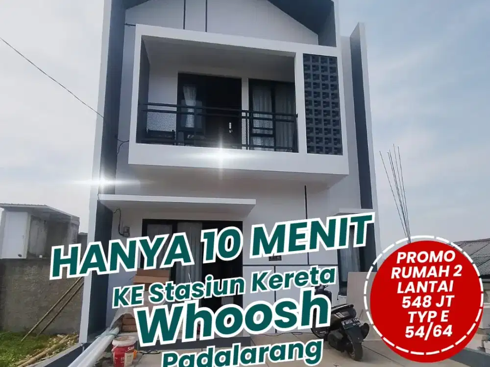 Jual Rumah Dekat STasiun Padalarang Kereta Cepat Nuansa Villa