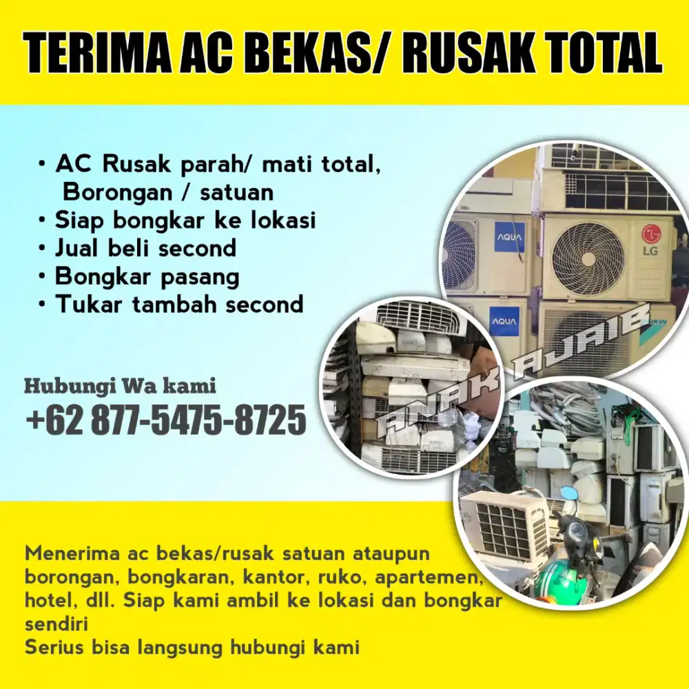 TERIMA AC BEKAS/JUAL BELI AC BEKAS