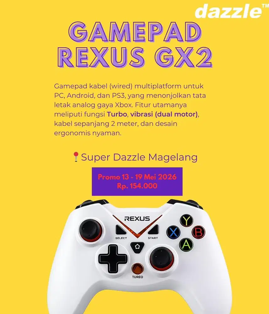 Gamepad Rexus GX2