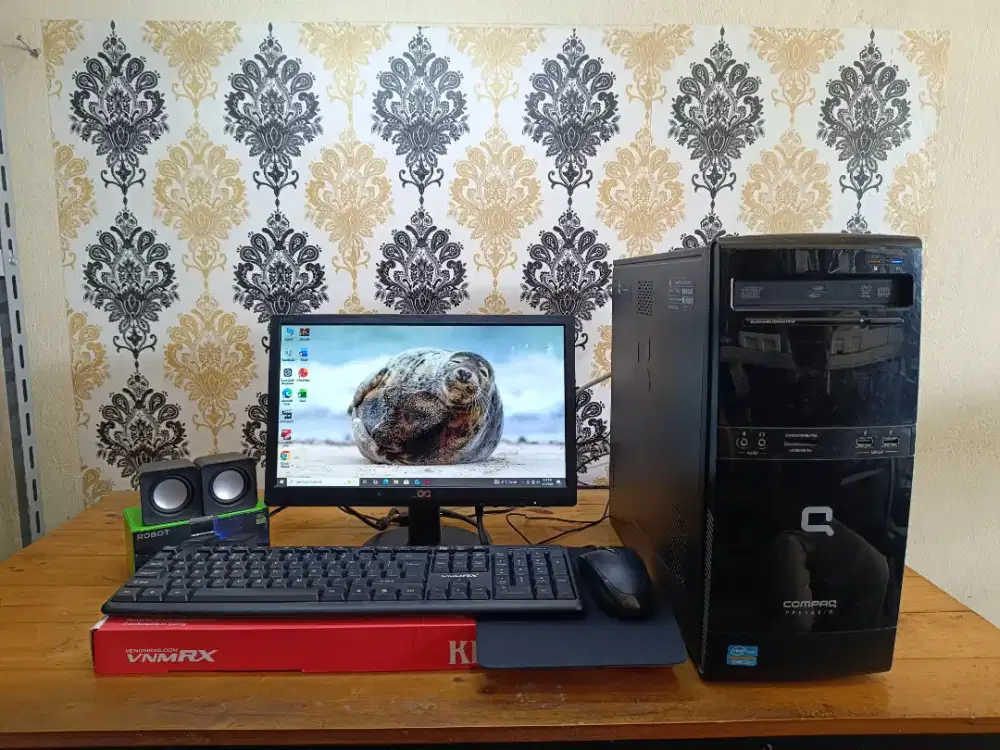 FULLSET CORE I3 (4/500GB) LAYAR LED 16 INC KONDISI NORMAL SIAP PAKAI