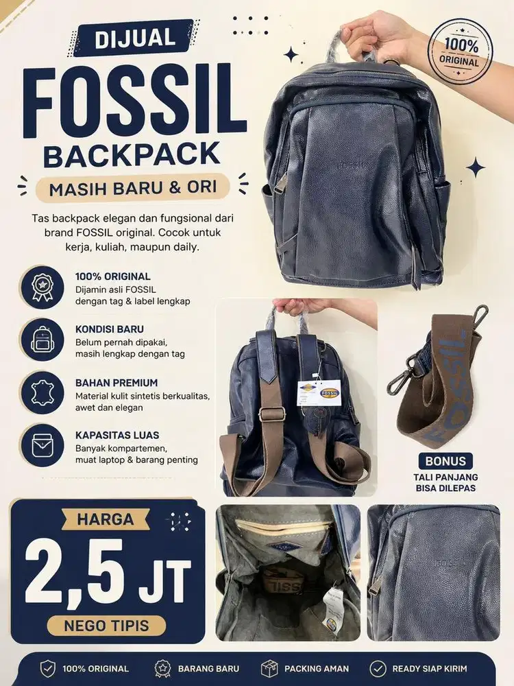 Dijual Tas Fossil Original