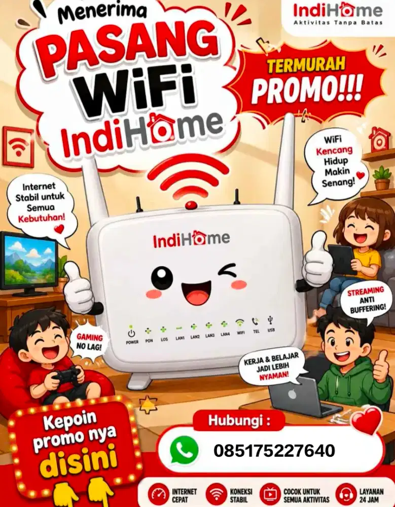 Indihome WiFi internet Unlimited