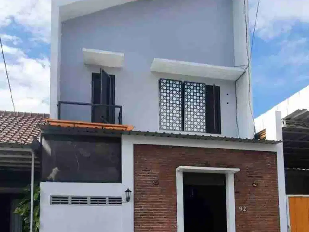Dijual Rumah Industrial Style 2 Lantai di Sulfat Pandanwangi  Blimbing Malang
