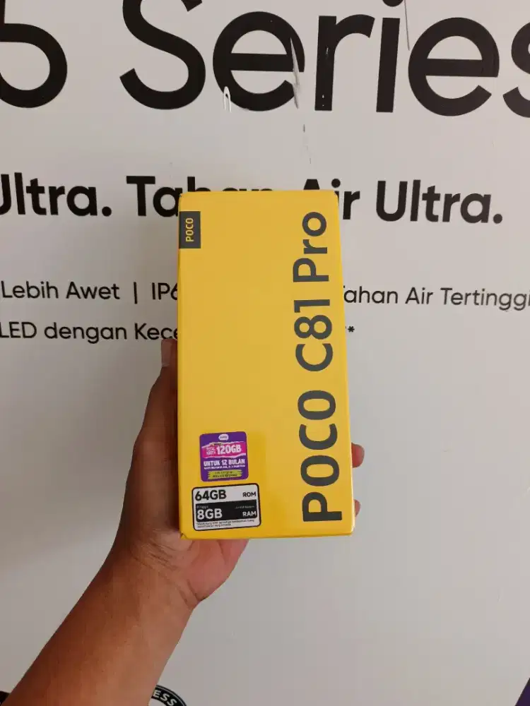 Fast respon WA Poco C81 Pro 4+4/64 Garansi resmi 15bln