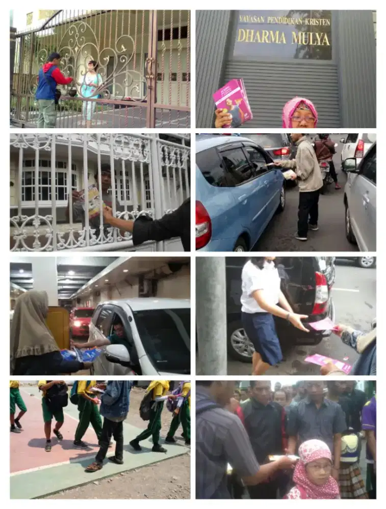 Jasa sisip brosur Agen koran dan sebar brosur di lampu merah rumah Dll