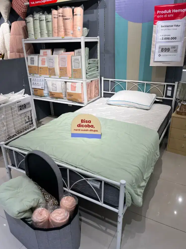 Set matras dan bed besi by selma