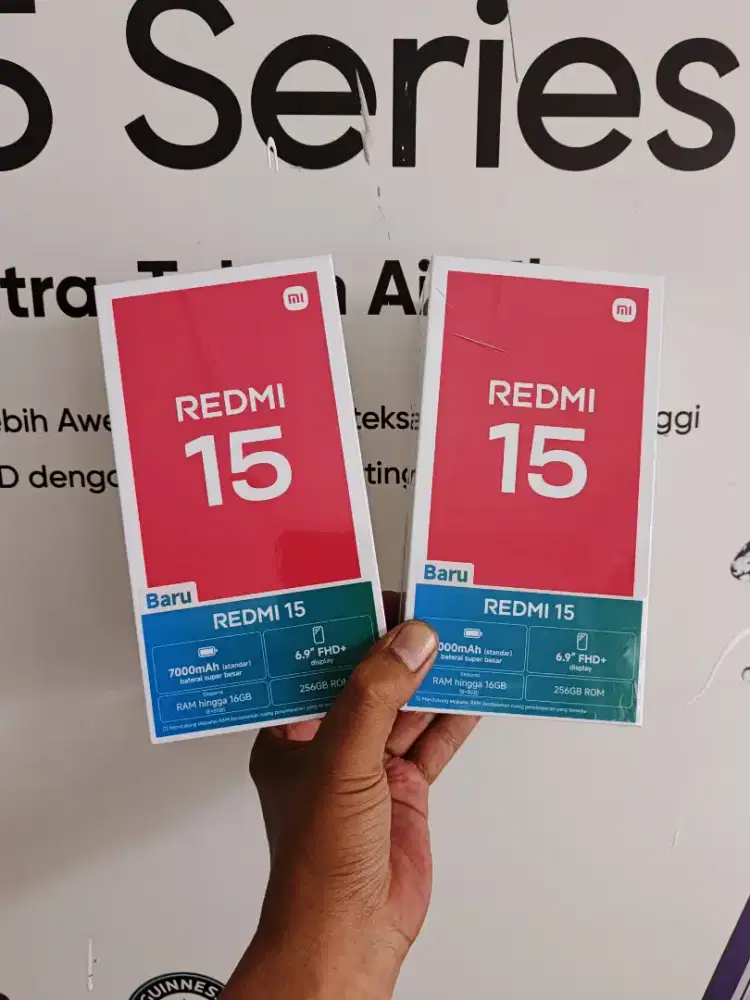 Fast respon WA Xiaomi Redmi 15 NFC 8+8/256 Garansi resmi 15bln