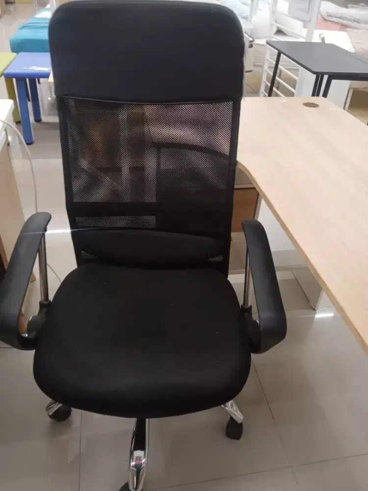 TORRETO OFFICE CHAIR HIGH BACK BLACK