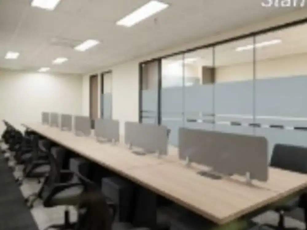 SEWA KANTOR DI JAKARTA PUSAT SUDIRMAN 142M2 FULL FURNISHED 350K NEGO