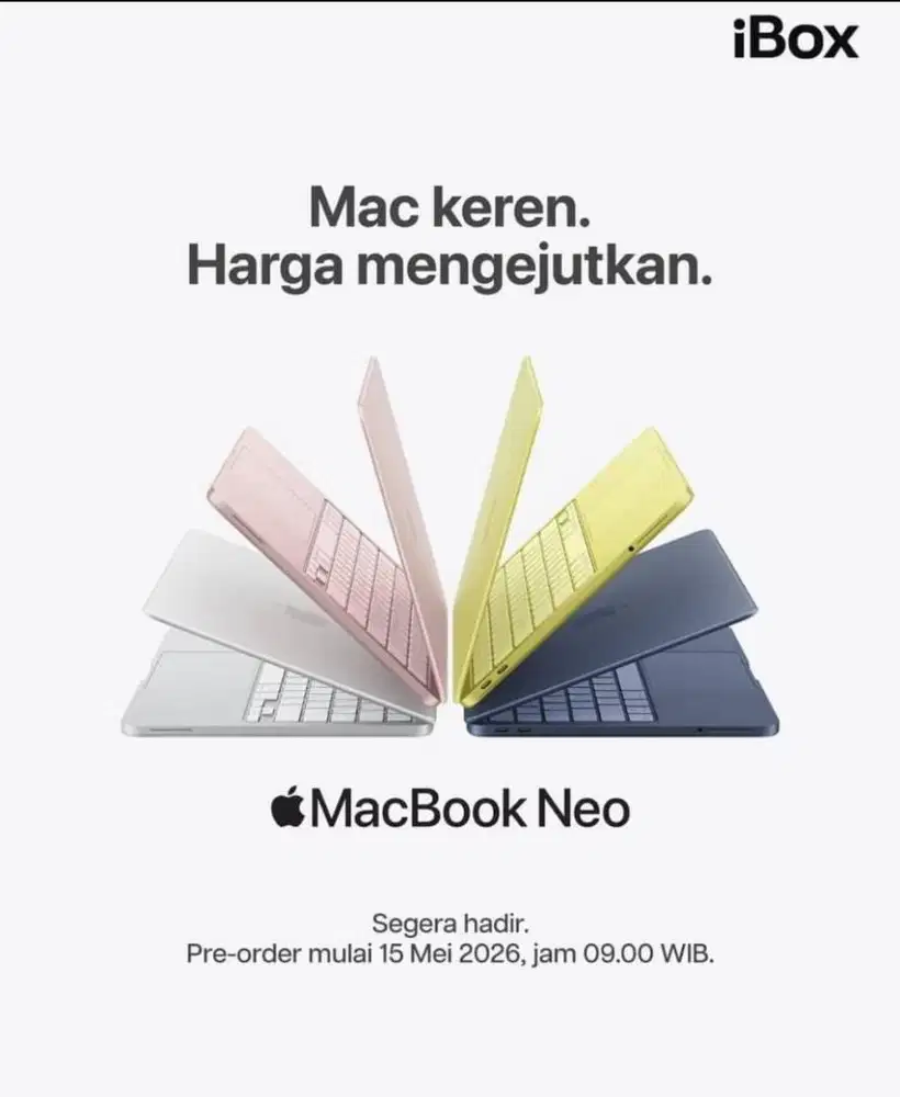 PRE ORDER Cicilan 0% Macbook Neo
