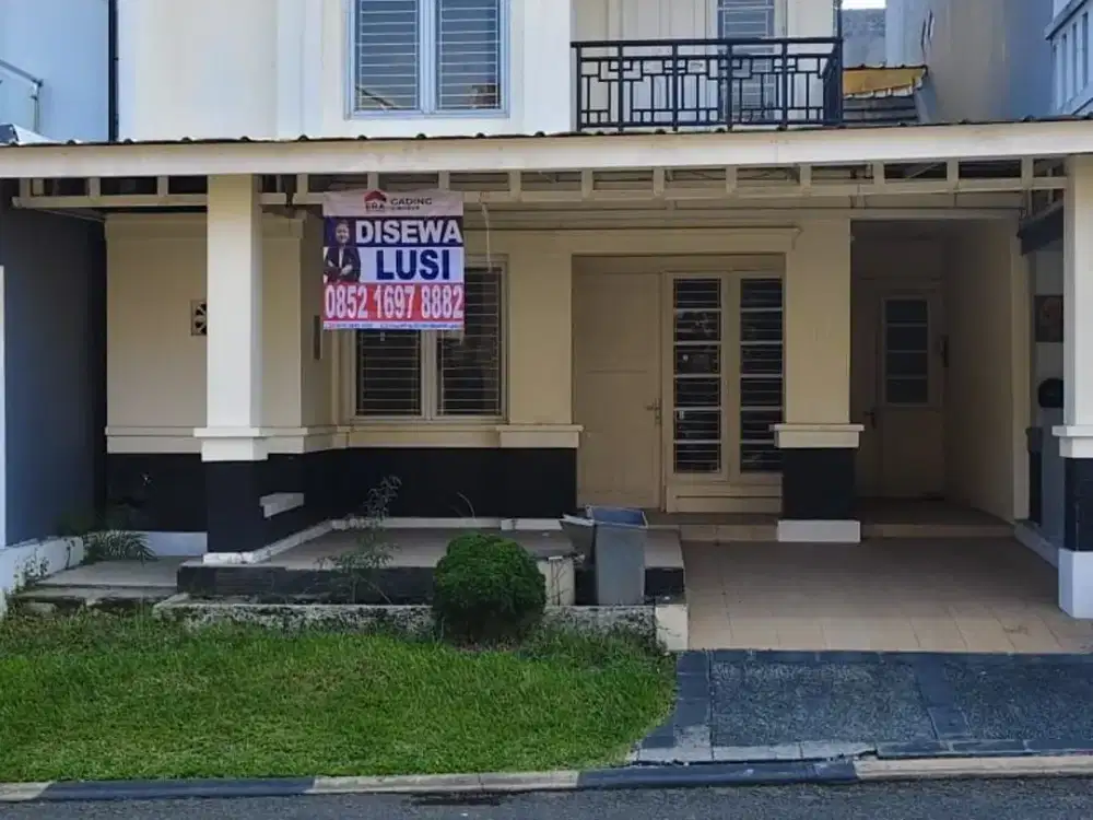 Disewakan Cepat Rumah Kota Wisata Siap Huni