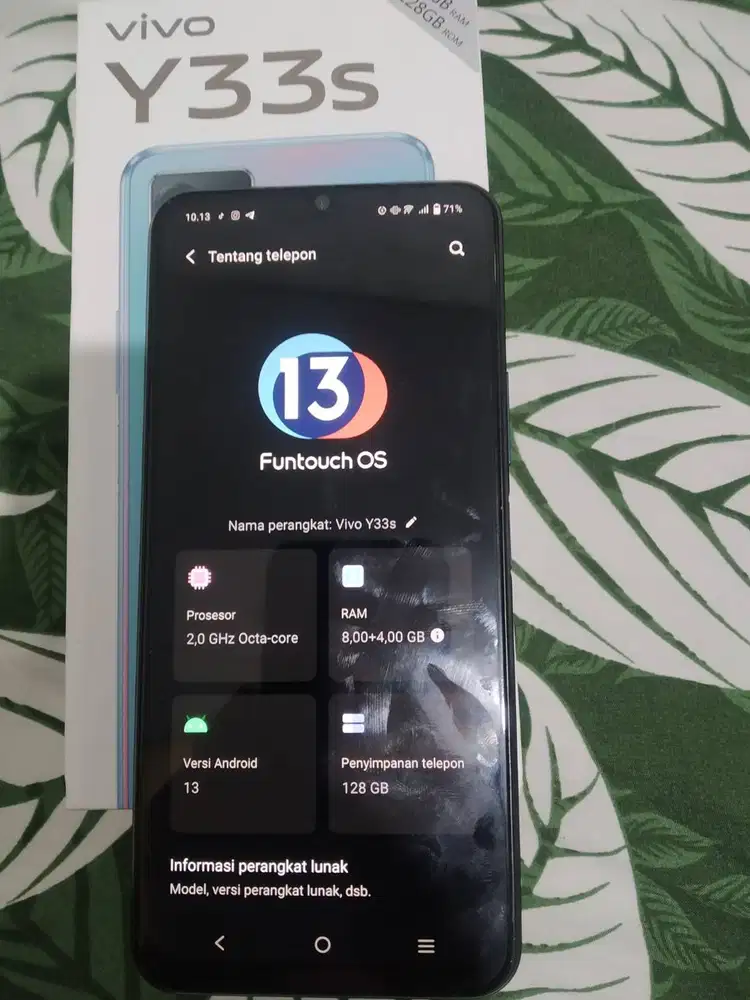 Vivo Y33s 128/8 fullset