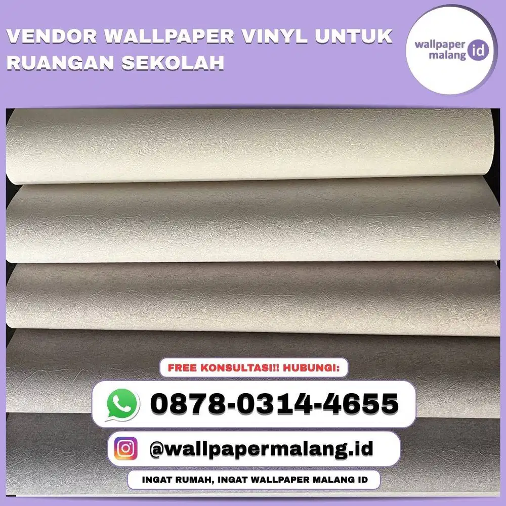 Vendor wallpaper vinyl untuk ruangan sekolah